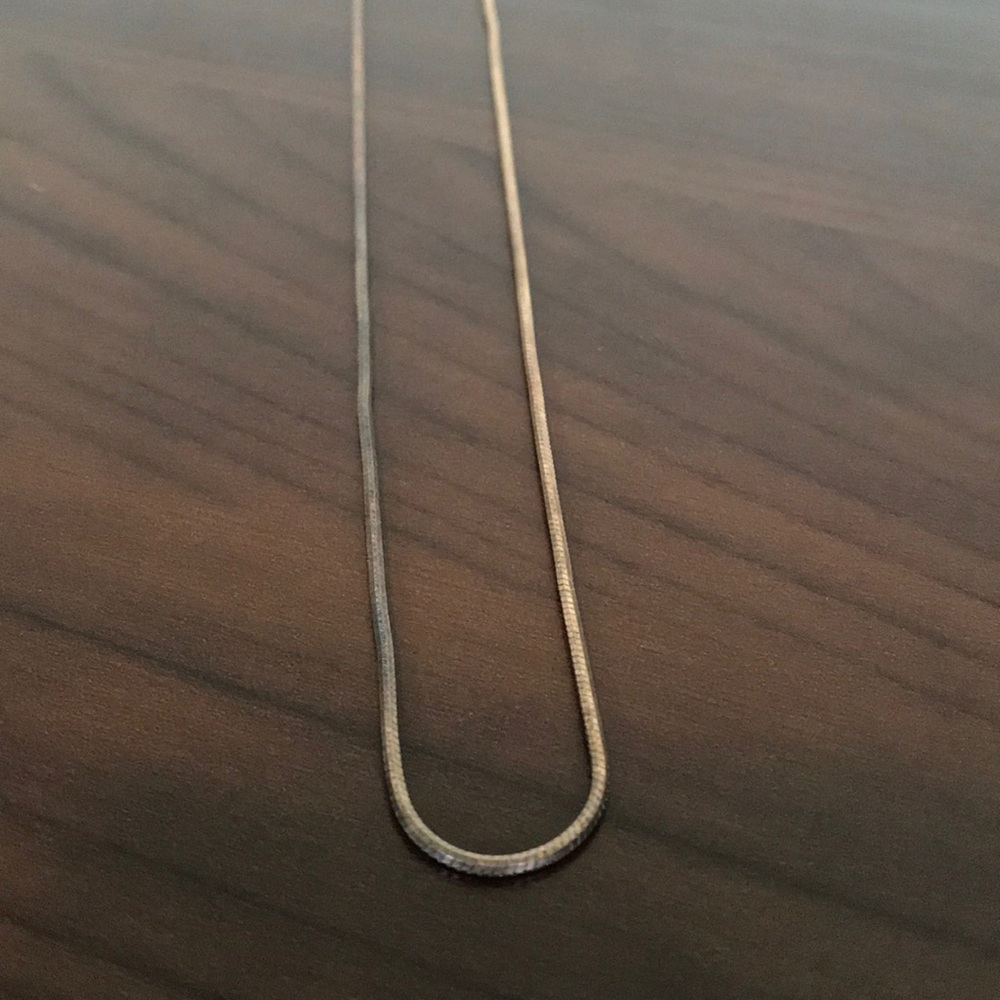 Sterling silver chain necklace from Italy